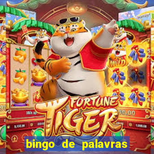 bingo de palavras de natal